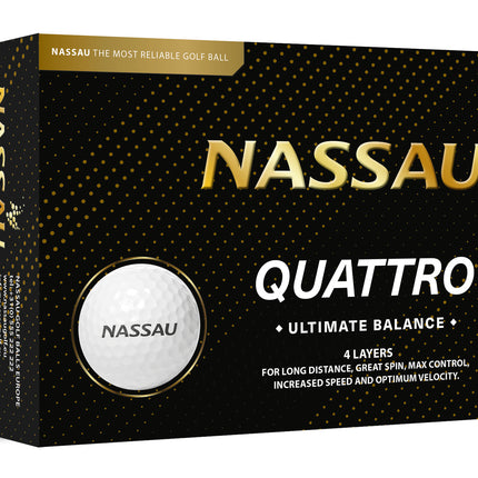 Nassau Quattro - golfballen bedrukken