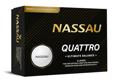 Nassau Quattro - golfballen bedrukken