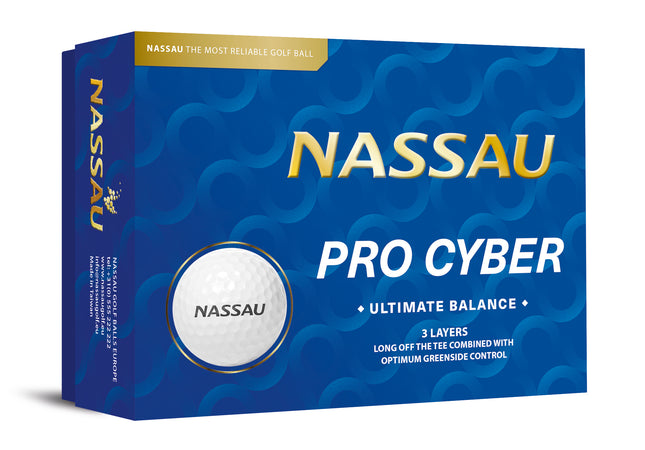 Nassau Pro Cyber - golfballen onbedrukt