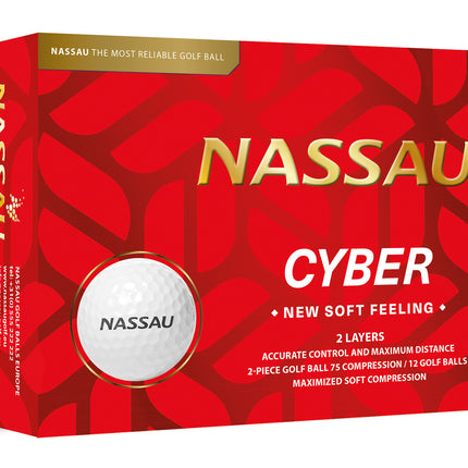 Nassau Cyber - golfballen bedrukken
