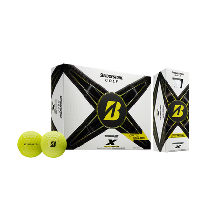 Bridgestone Tour B X - golfballen bedrukken -  Geel