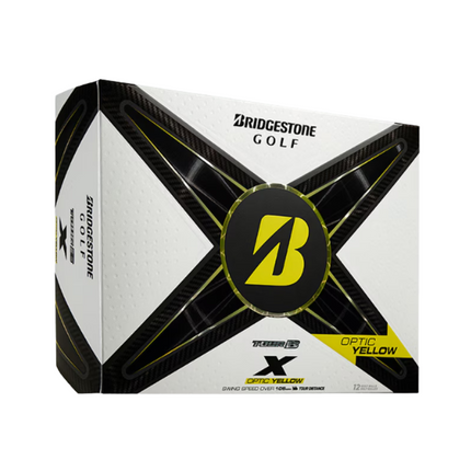 Bridgestone Tour B X - golfballen bedrukken -  Geel