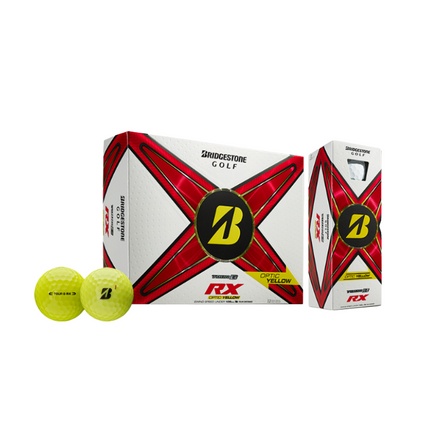 Bridgestone Tour B RX - golfballen bedrukken -  Geel