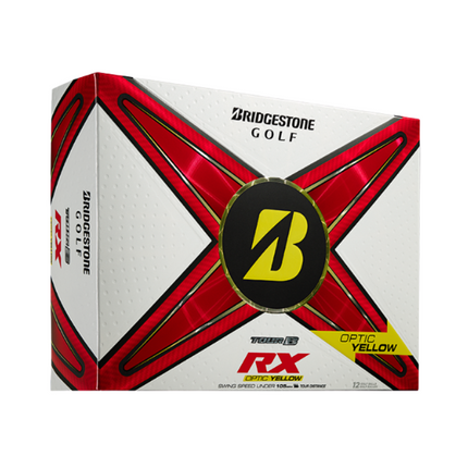 Bridgestone Tour B RX - golfballen bedrukken -  Geel
