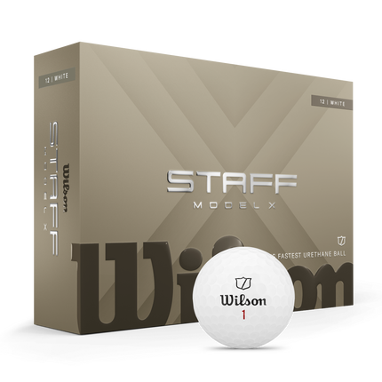 Wilson Staff Model  X - golfballen onbedrukt - Wit