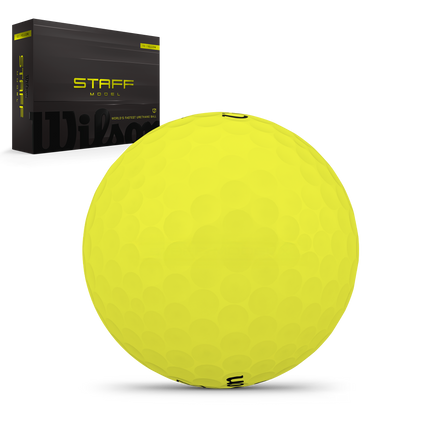 Wilson Staff Model - golfballen bedrukken - Geel