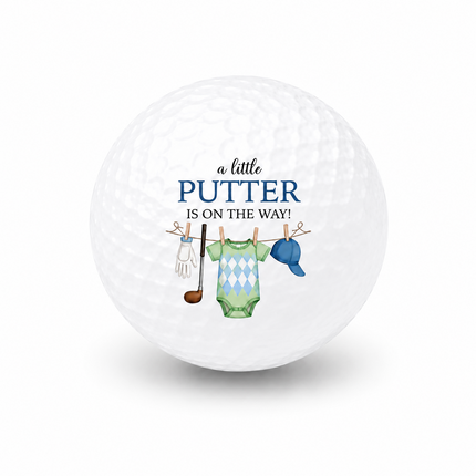 Baby Boy Announcement golfbal - Wilson Smart Core