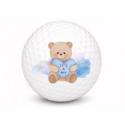 It's A Boy golfbal - Wilson Smart Core - Teddybeer