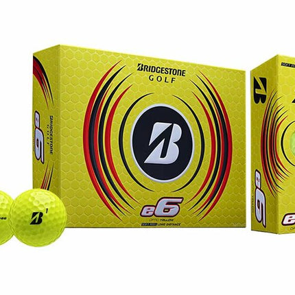 Bridgestone e6 - golfballen bedrukken - Geel