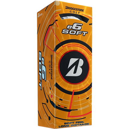 Bridgestone e6 Soft - golfballen onbedrukt - Wit