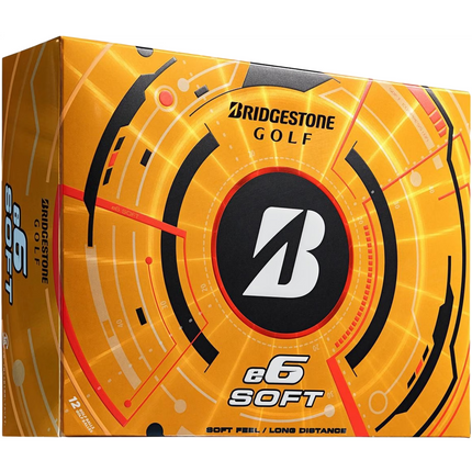 Bridgestone e6 Soft - golfballen onbedrukt - Wit