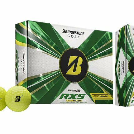 Bridgestone Tour B RXS - golfballen bedrukken - Geel