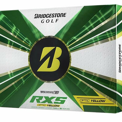 Bridgestone Tour B RXS - golfballen bedrukken - Geel