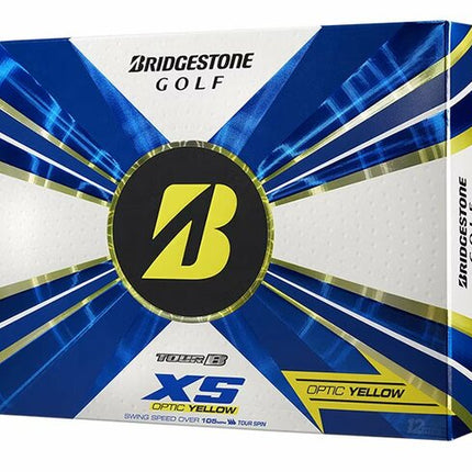 Bridgestone Tour B XS - golfballen bedrukken - Geel