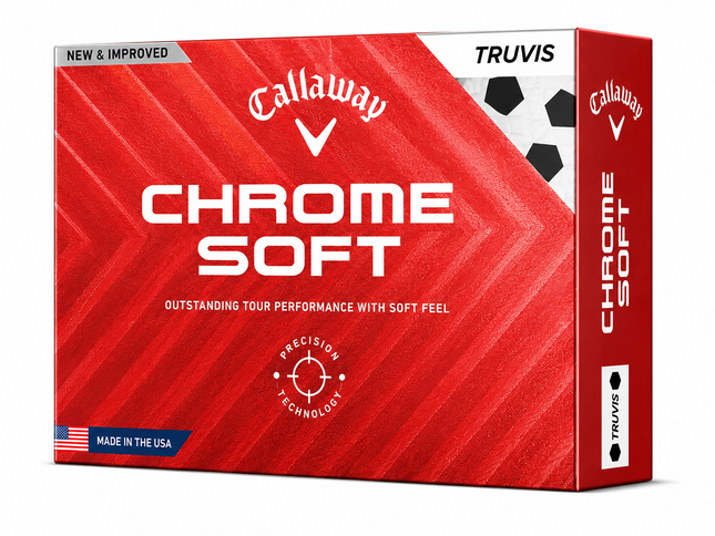 Callaway Chrome Soft Truvis - al bedrukt met logo