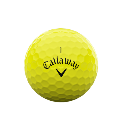 Callaway Supersoft - golfballen bedrukken -Geel