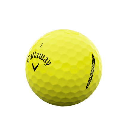 Callaway Supersoft - golfballen bedrukken -Geel