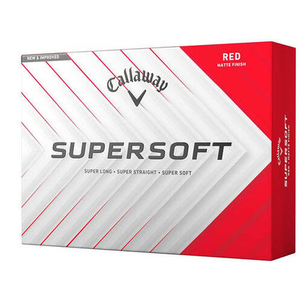Callaway Supersoft - golfballen bedrukken - Rood