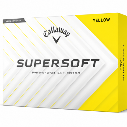 Callaway Supersoft - al bedrukt met logo - Geel