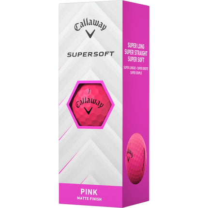 Callaway Supersoft - golfballen onbedrukt - Roze