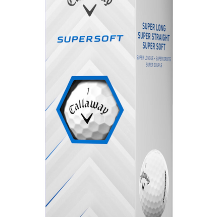 Callaway Supersoft - golfballen onbedrukt - Wit