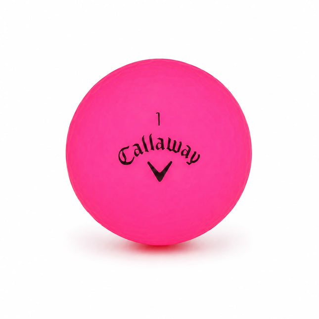 Callaway Supersoft - Roze Matt - 12 stuks - al bedrukt met logo
