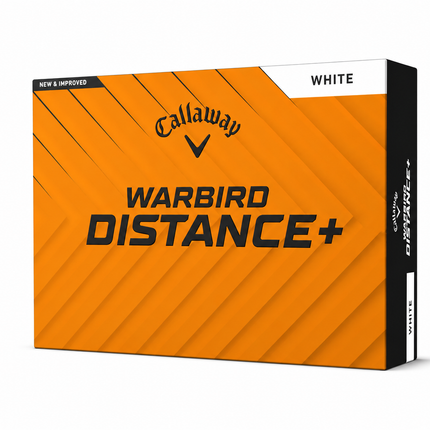 Callaway Warbird Distance+ - al bedrukt met logo - Wit