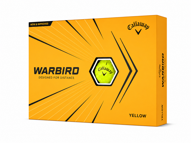 Callaway Warbird - al bedrukt met logo - Geel