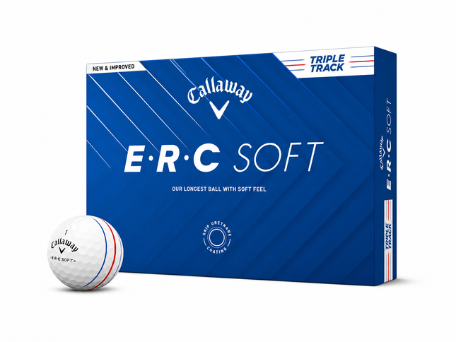 Callaway E•R•C Soft Triple Track - al bedrukt met logo