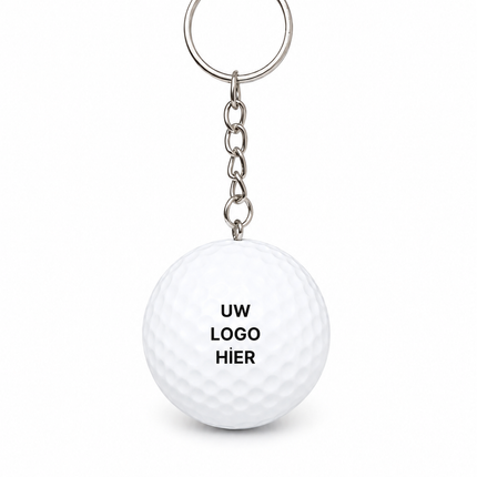 Golfbal Sleutelhanger met Eigen Logo