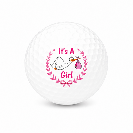 It's A Girl golfbal - Wilson Smart Core