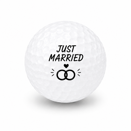 Just Married golfbal - Wilson Smart Core