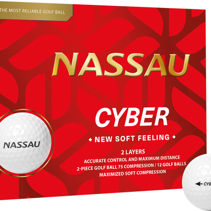 Nassau Cyber - golfballen onbedrukt