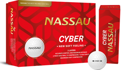 Nassau Cyber - golfballen onbedrukt