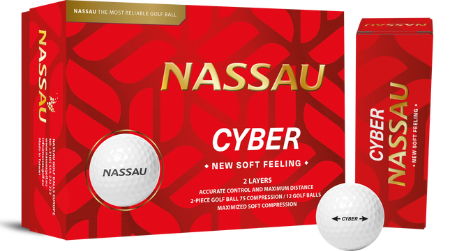 Nassau Cyber - golfballen onbedrukt
