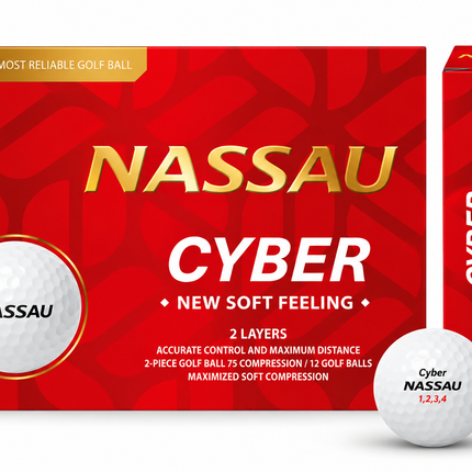 Nassau Cyber - golfballen onbedrukt