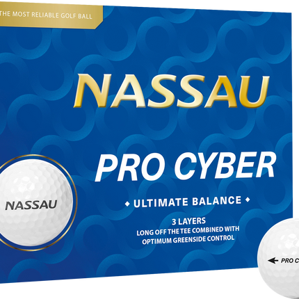 Nassau Pro Cyber - golfballen onbedrukt