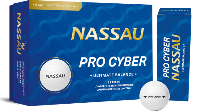 Nassau Pro Cyber - golfballen onbedrukt
