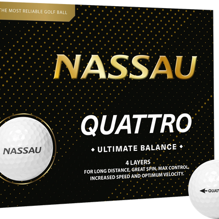 Nassau Quattro - golfballen onbedrukt