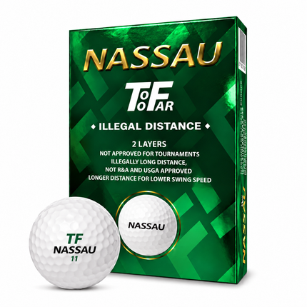 Nassau TooFar - golfballen onbedrukt