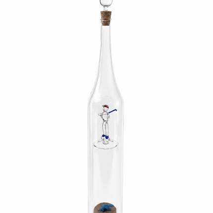Glazen Olijfolie Dispenser met Golfdecoratie