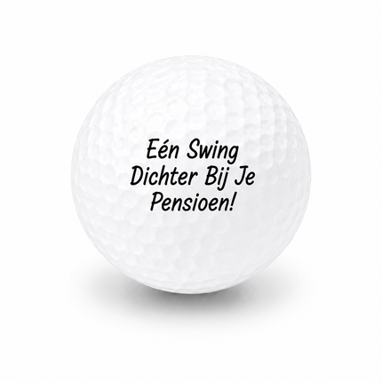 Pensioen golfbal - Wilson Smart Core - tekst
