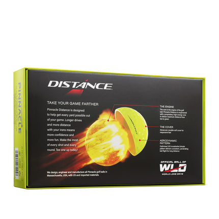 Pinnacle Yellow Distance - golfballen bedrukken