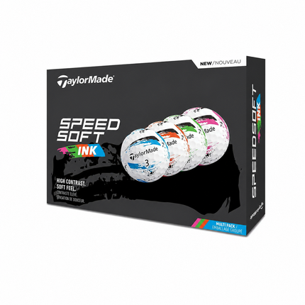 TaylorMade SpeedSoft Ink - golfballen onbedrukt -Multi