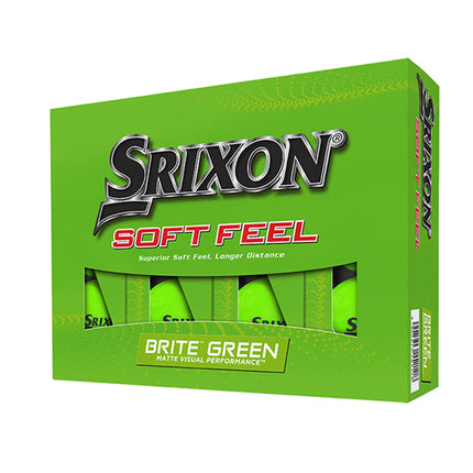 Srixon Soft Feel Brite - golfballen bedrukken - Groen