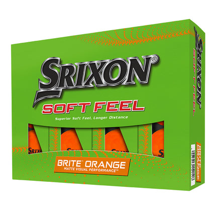 Srixon Soft Feel Brite - golfballen bedrukken - Oranje
