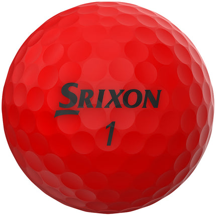 Srixon Soft Feel Brite - golfballen bedrukken - Rood
