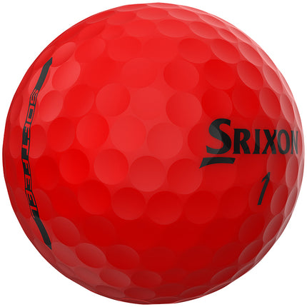 Srixon Soft Feel Brite - golfballen bedrukken - Rood