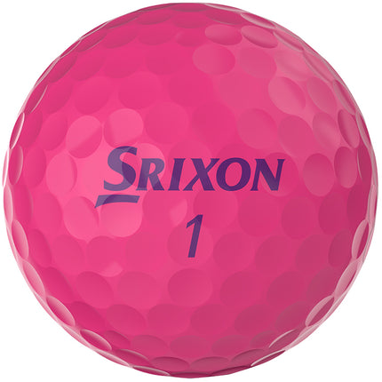 Srixon Soft Feel Lady - golfballen bedrukken -  Roze