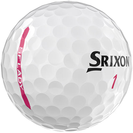 Srixon Soft Feel Lady - golfballen bedrukken -  Wit